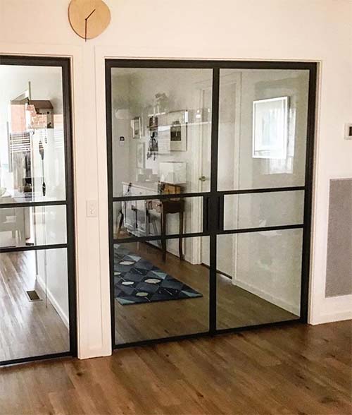 Aluminium Doors for a office installed by Ultimate Doors