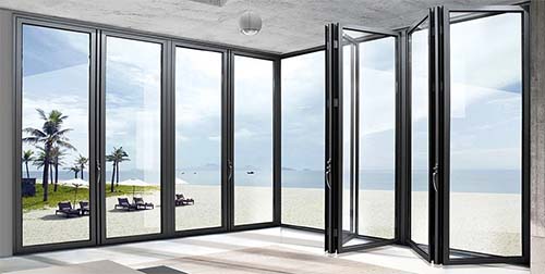 Aluminium bifold doors installed by Ultimate doors